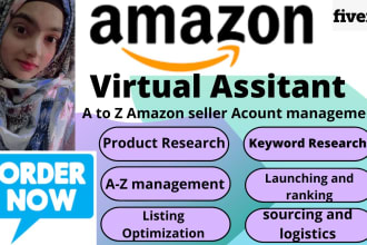 be your expert amazon fba virtual assistant , amazon account manager
