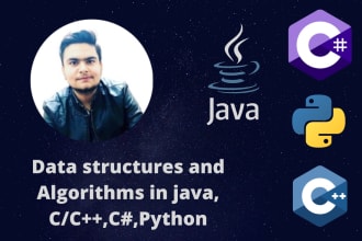 do oop in java programming, data structures in java  and ai in java, java tasks