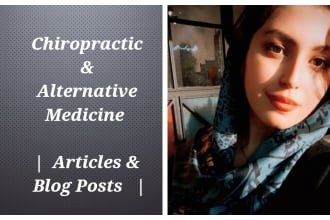 write medical blogs on alternative and holistic medicine