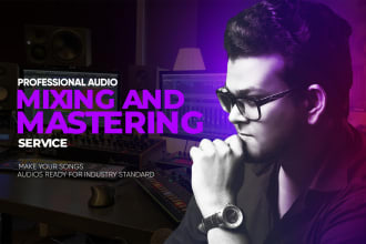 edit your podcasts, audios, vocals, fix audios repair noise