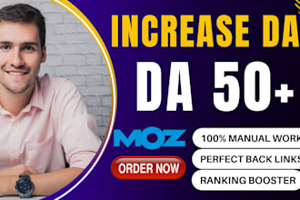 increase domain authority moz da and domain rating ahref dr highquality backlink