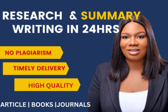 research and write educational topic within 24 hours