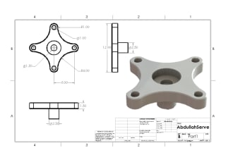 design 2d drawings for manufacturing and 3d printing files