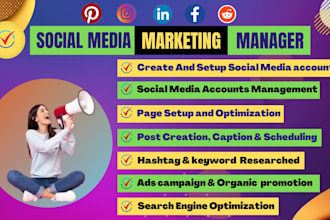 be your professional social media marketing manager
