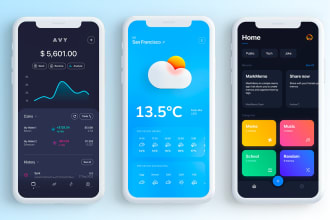develop android and ios mobile app with flutter and firebase