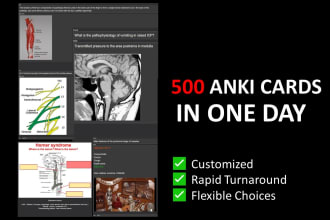 make 500 anki cards in 1 day