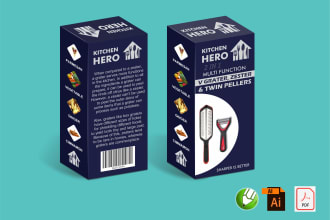 do product packaging design custom box design with dieline