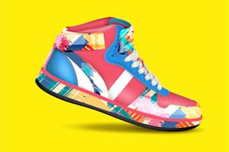 create custom shoe design,sneaker design and footwear designs