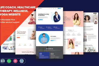 develop consulting, life coach website