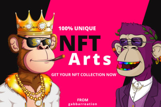 create nft art collections with 100, 1k, 5k, and 10k nfts