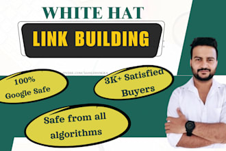 build high quality white hat backlinks to boost your organic traffic