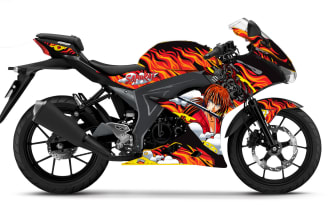 design professional bike wrap, vinyl and bike decals