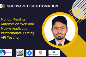 do manual and automation testing for your web and mobile