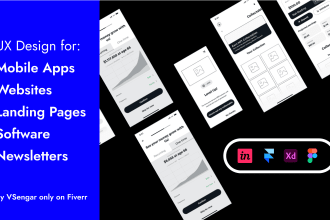 create wireframes and UX workflow