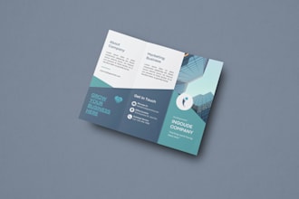 design professional and modern real estate brochure