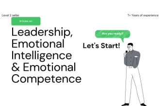 write articles on leadership and emotional intelligence