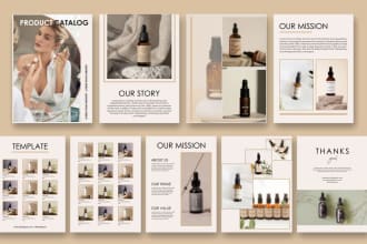 design digital product catalog, linesheet, fashion lookbook, brochure, catalogue