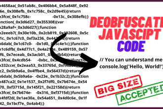 expertly decode, deobfuscate, and decrypt your javascript code