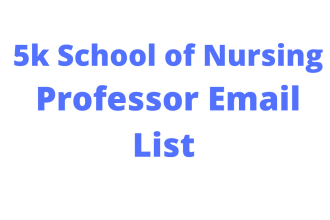 provide 5k school of nursing faculty email from USA universities