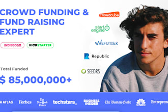 get you funded on start engine, wefunder, republic, reg cf or any fundraising