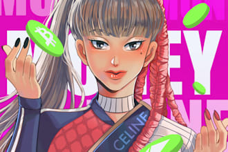 draw beautiful anime art
