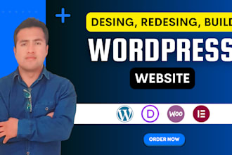 create, rebuild or redesign wordpress website