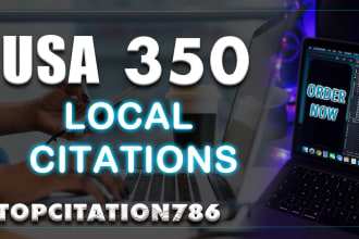 best 350 USA local citations and directory submission