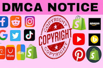 help you takedown stolen videos, images, and listings with dmca