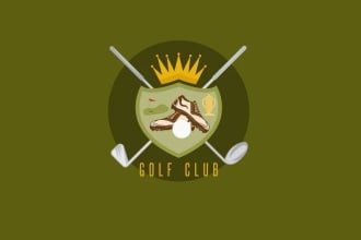 design creative golf club logo for you in just 1 day