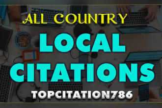 do 200 all country local citations for local seo