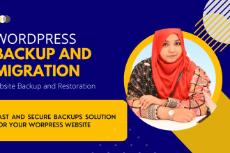 clone, migrate, transfer, move, or backup your wordpress website in 24 hours