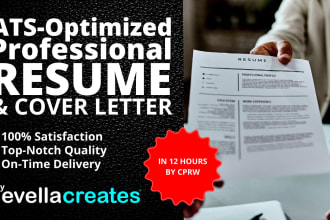 create or rewrite project manager resumes for professionals