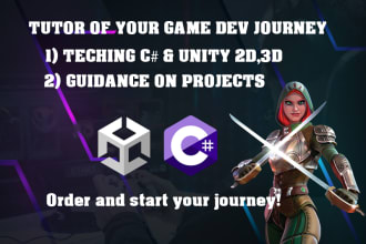 teach you to use the unity game engine and c sharp