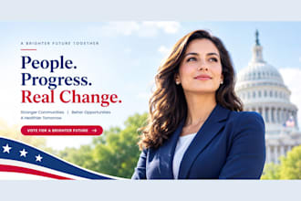 create political campaign or nonprofit organization website