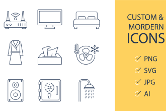 design high quality modern vector icons