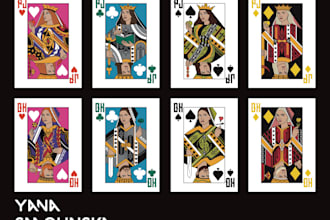 design custom playing cards or tarot decks