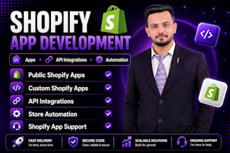develop shopify apps, API integrations and automation