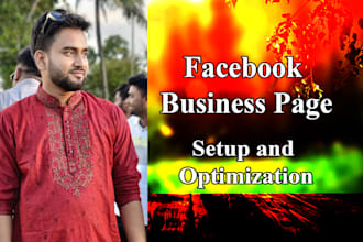 do facebook business page setup, fan page creation, impressive fb optimization