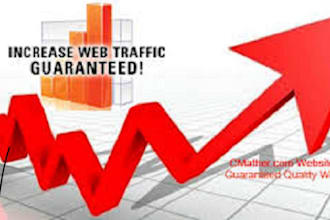 125 to 175 hits daily to your site for two weeks
