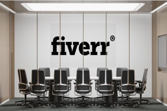 mockup your logo on 10 different office walls
