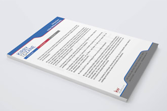 design creative and professional letterhead