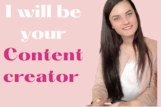 be your content creator