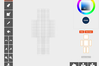 create a minecraft skin for you
