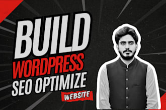 build your website and optimize the structure