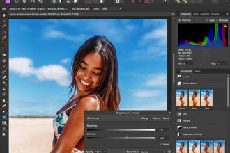 do beauty retouching for normal and fashion portraits