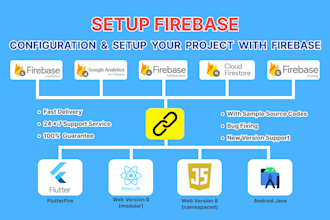 setup firebase on your project