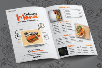 do digital menu, chalkboard menu and price list