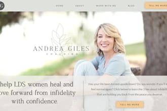 build life coaching website, life coach, consulting website,