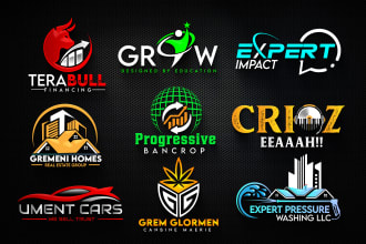 do modern creative professional logo design in 24 hours