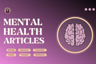 write mental health or psychology related articles